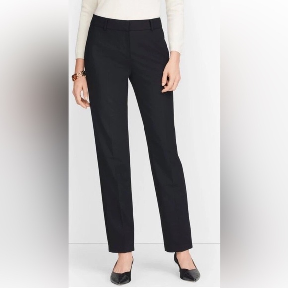 Talbots Stretch Black Wool Blend Trousers Pants‎ Career Womens Size 4 (1705) - Picture 1 of 6